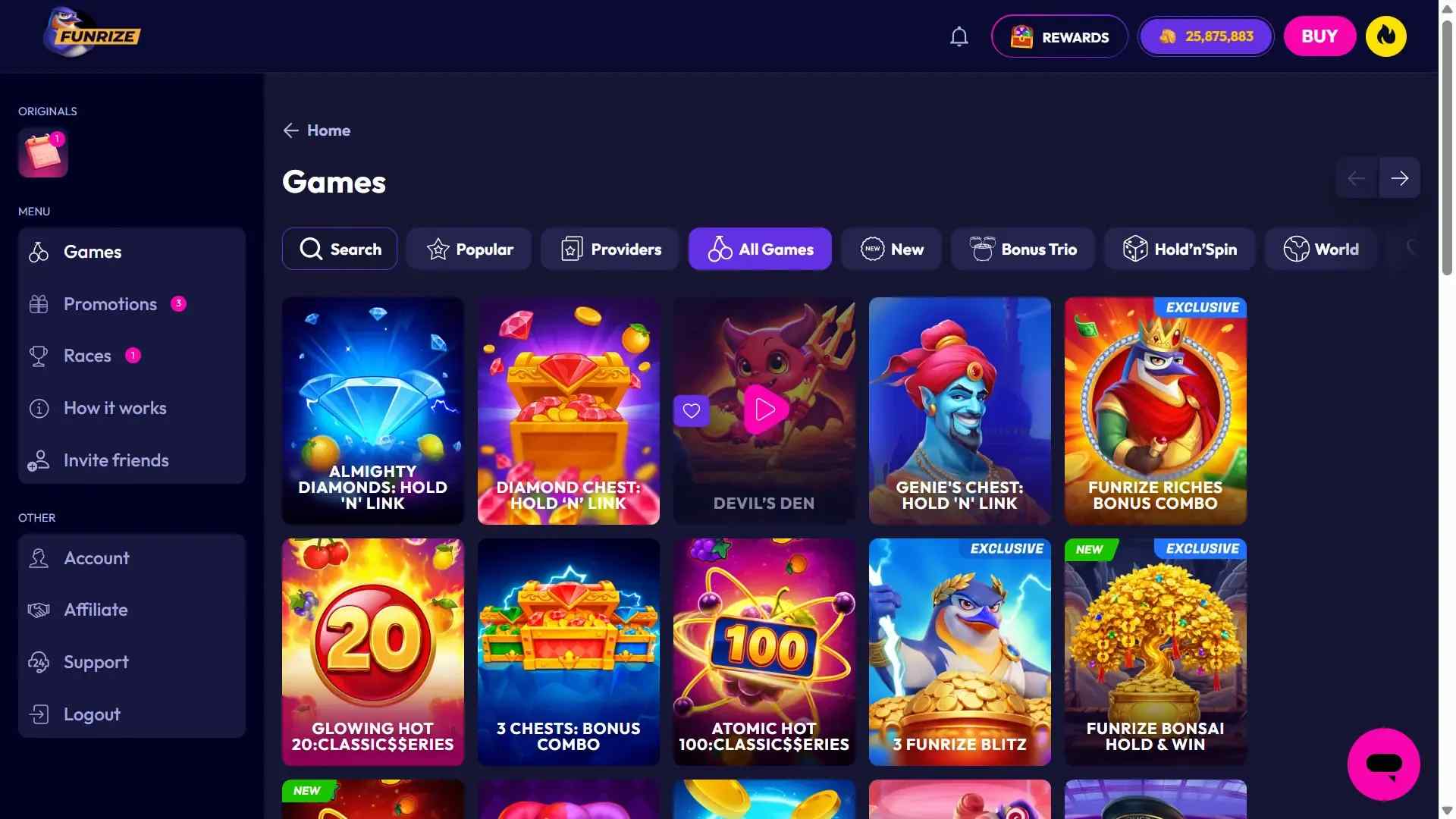 Games Lobby